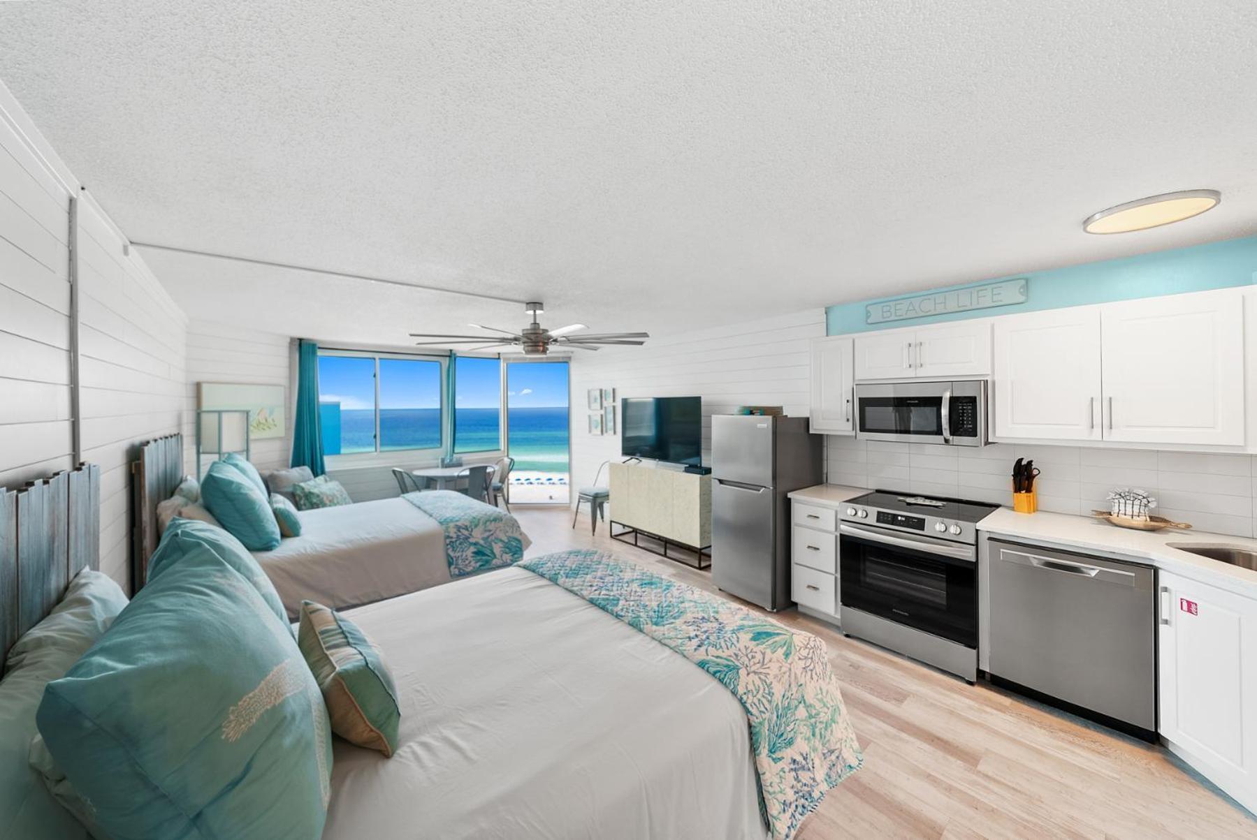 Sea The Gulf - Top Of The Gulf 809 - Beach Front Resort - Ocean View Free Beach Chair Service Panama City Beach Extérieur photo